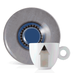 Conjunto de 6 xícaras de cappuccino – a illy Art Collection para a Biennale 2022